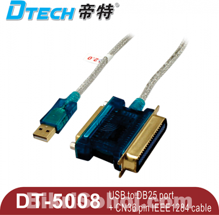 Dtech Geunuine DT-5008 USB to DB25 port + CN36 pin cable